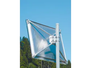 verkeersspiegel,HxB 800x1000mm,max. zichtbreedte 15m,spiegel RVS - 3