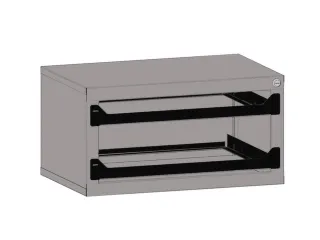 Opslagtoren Plaatstaal Assortimentskoffers 1x 50x472x340mm - 1