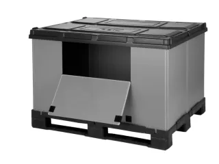 Vouwkrat voor pallets,HxLxB 1110x1000x1200mm,belasting 1000kg - 2