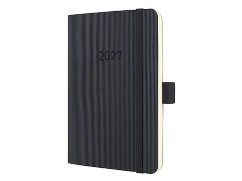Weekagenda Conceptum A6 2027 (NL/FR/EN/DU) zwart Softcover