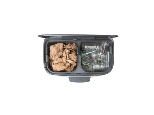 Afvalbak Bo Pedaalemmer 2x30 Liter Mat Zwart