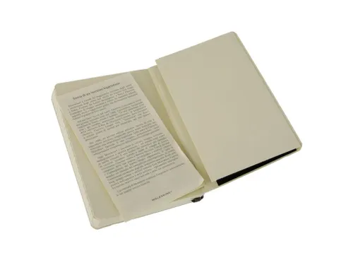 Notitieboek Moleskine pocket 90x140mm lijn soft cover zwart