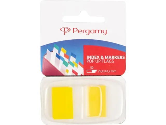 Index 43x25mm Jaune