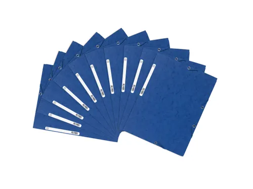 Elastomap glanskarton 400 3 klep blauw