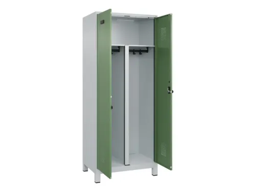 PBM-locker,HxBxD 1950x800x500mm,2vak,vak B 400mm,draaigrendel