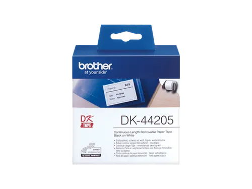 Label etiket Brother DK-44205 62mmx30.48m wit