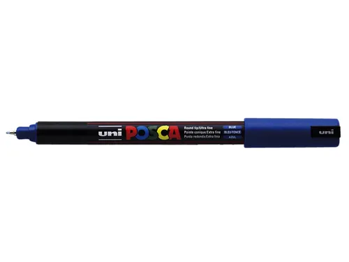 Verfstift Posca PC1MR Extra Fijne punt 0,7mm Donkerblauw