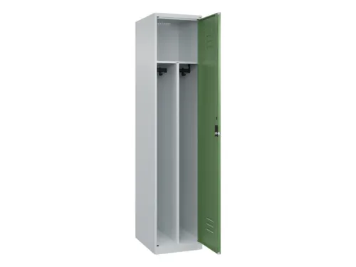 locker voor scheiding van kleding,HxBxD 1850x400x500mm,1vak