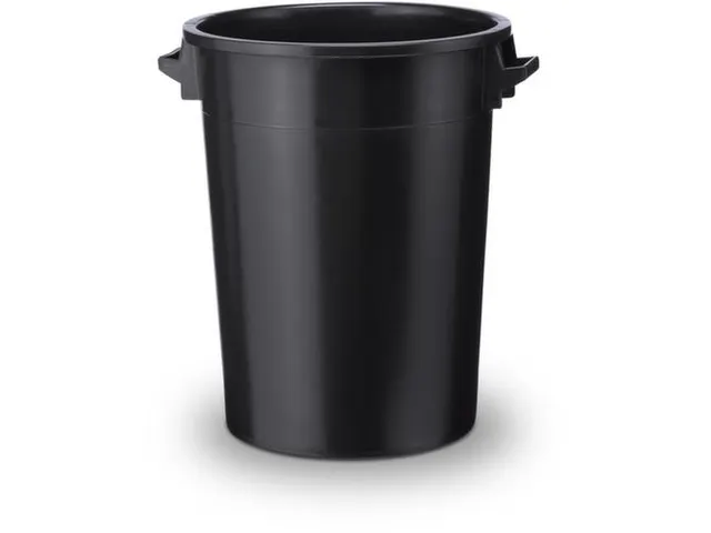 ton,HxØ 670x520mm,100l,HDPE,zwart