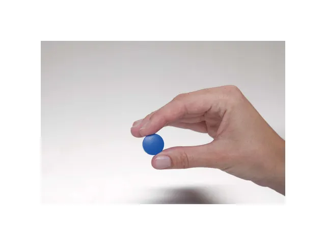 Magneet MAUL Solid 20mm 300gr blauw 10 stuks