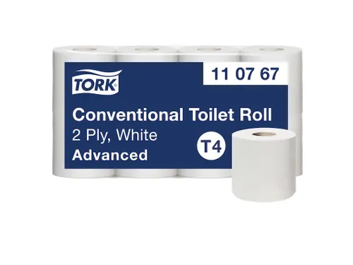 Toiletpapier Tork T4 110767 2-Laags 250 Vel Advanced Xl 64 Rollen
