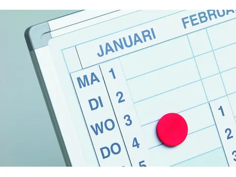 Dagstrook Smit Visual Voor Verticale Jaarplanner 120x90 Cm