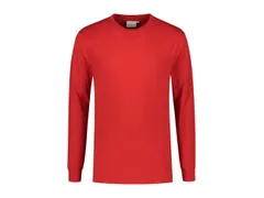 Santino James T-shirt met lange mouwen, rood, maat 4XL, per stuk