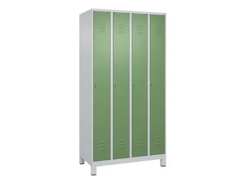 locker,HxBxD 1950x1000x500mm,4vak,vak B 250mm,cil.-slot,voeten