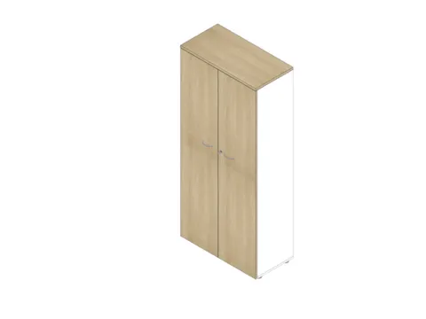 Armoire De Bureau 4Xsol En Bois 5Haut. Classeur Corps Blanc