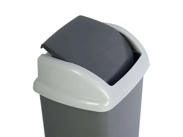 9520587 Afvalbak MAULswing 5L kunststof 20x16x29cm donkergrijs