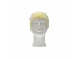 Haarnet Pp Non Woven Baret Geel 53cm 'clip Cap' maat L 1000 stuks