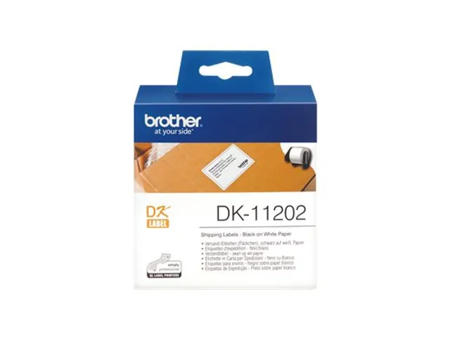 Etiket Brother DK-11202 62x100mm verzendlabel 300stuks