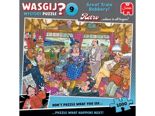 Wasgij Mystery Puzzel 9 De Grote Treinroof 1000 stukjes - 4