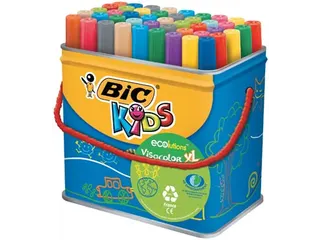 Viltstift Visacolor XL Ecolutions 48 stiften in een metalen doos - 1