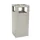 Piramide as-papierbak (basis) 70 liter RVS
