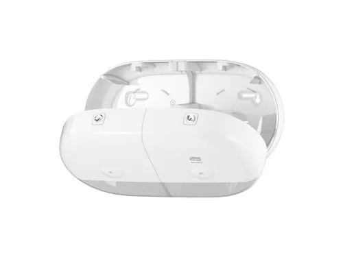 Tork 682000 T9 SmartOne Twin Mini Toiletpapier Dispenser Elevation Wit
