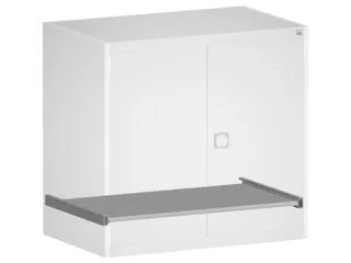 uittrekbaar legbord,v. systeemkast,HxBxD 50x650x650mm,vakl. 200kg - 1