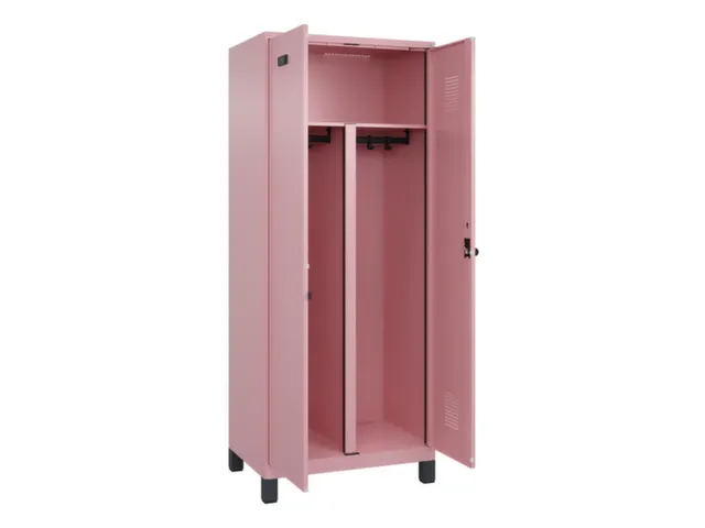 PBM-locker,HxBxD 1950x800x500mm,2vak,vak B 400mm,draaigrendel
