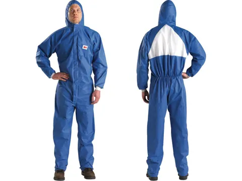 3M 4530 beschermende wegwerp overall, blauw/wit, maat XL, per stuk