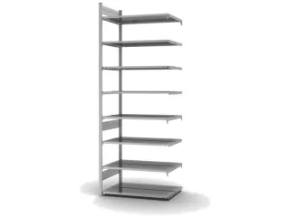dossierstelling,aanbouwveld,HxBxD 2700x1010x635mm,vaklast 90kg - 2