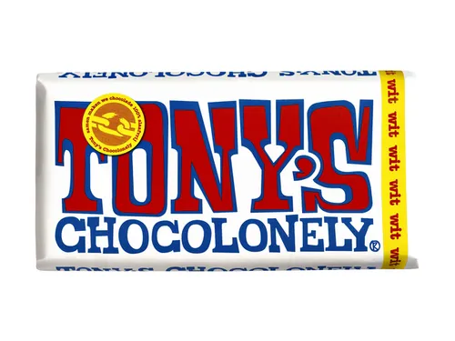 Chocolade Tony's Chocolonely reep 180gr wit