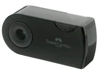 puntenslijper Faber-Castell "Sleeve" zwart 2-gaats - 5