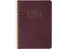 Carnet de notes Oxford spirale Burgundy ligné 15x20cm
