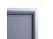 Cadre clipsable A3 Coins droits 25mm argent