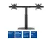 Monitorarm ACT office gasveer crossbar 2 schermen