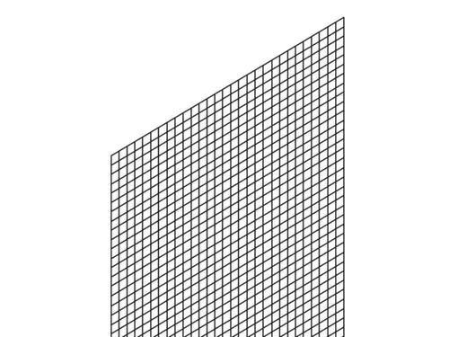 achterwand,v. inhaakstelling,HxB 2000x1300mm,verzinkt,rooster