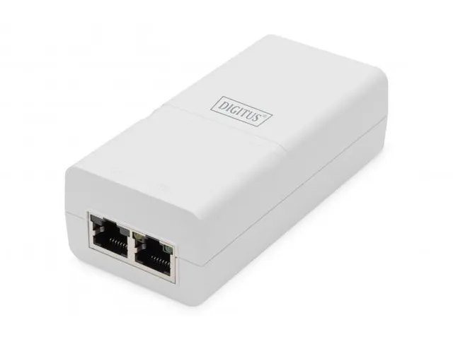 Gigabit Ethernet PoE+ injector 802.3at, 30W kleine behuizing wit