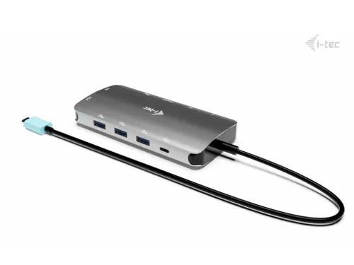 USB-C Metal Nano 3x Display (DP, HDMI and VGA) Docking Station + Power