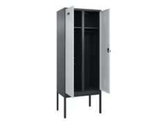 locker voor scheiding van kleding,HxBxD 2120x800x500mm,2vak