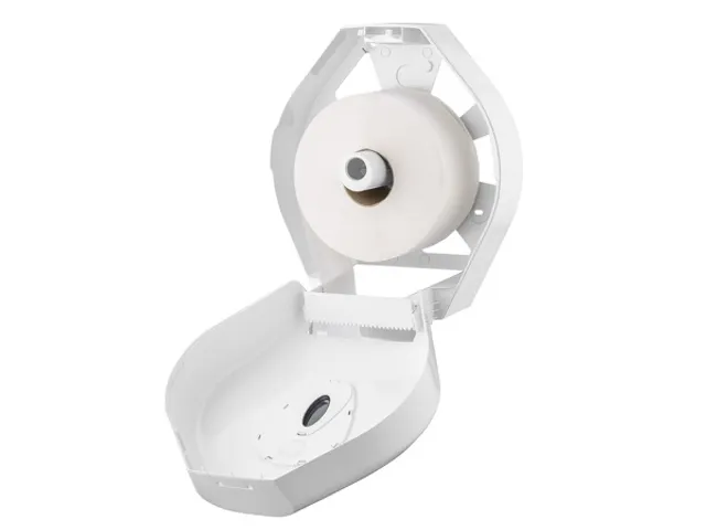 Tolietpapier Dispenser Wit voor Maxi Jumbo Rol Toiletpapier