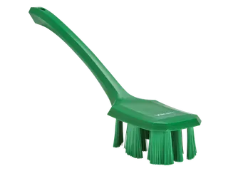 UST 4196-2 afwasborstel harde vezels groen lange steel 70x395mm - 1