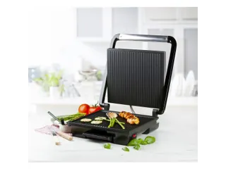 Multifunctionele Contactgrill Inox Zwart - 17