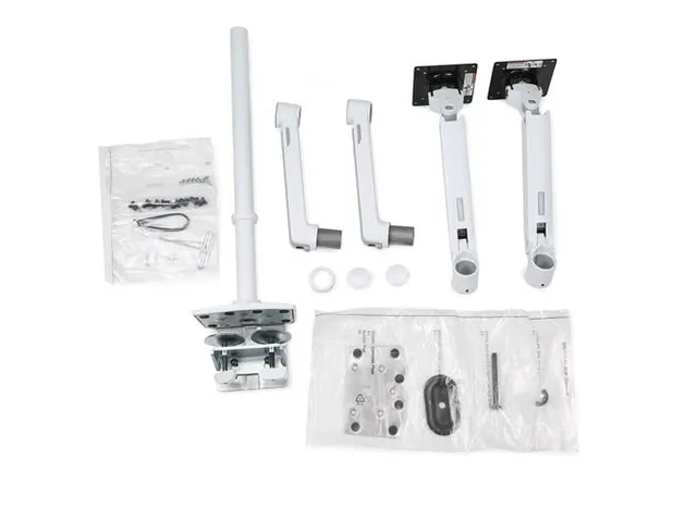 Monitorarm Duo Lx Dual Stacking 2 schermen 40 Inch Wit