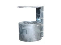 Asbak Rond Overkapping 4 liter Hxd 135x200mm Binnen- en Buitengebruik