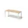 In hoogte verstelbaar bureau,HxBxD 650-850x1800x800mm,blad esdoorn