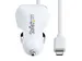 2-poorts USB Autolader met 1m Lightning Spiraalkabel 12W Wit