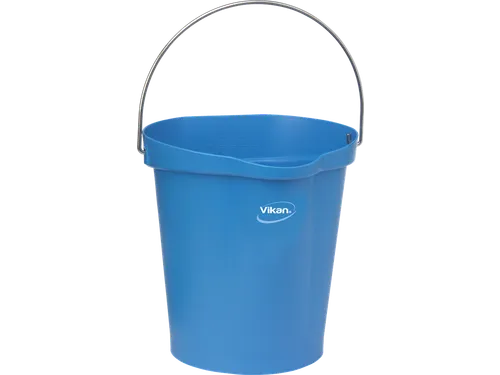 Hygiene 5686-3 emmer 12 liter blauw maatverdeling en schenktuit