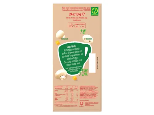 Cup a Soup Knorr champignon crème 140ml doos 24 stuks
