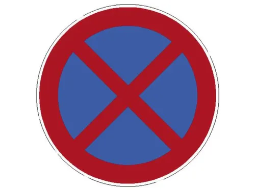 verkeersbord,absoluut stopverbod,conform StVO,aluminium