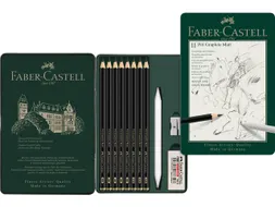 Grafietpotlood Pitt Mat Etui set 11 stuks